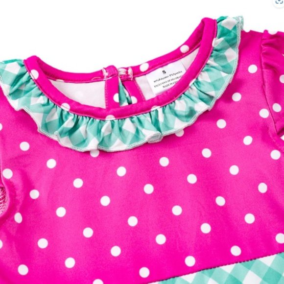 Boutique Floral Sleeveless Ruffle Dress Easter - Picture 2 of 6